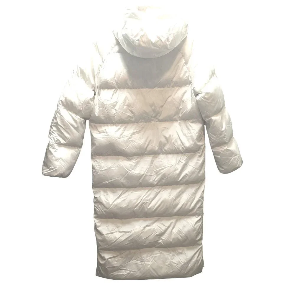 Calia Women's Outerwear Longline Snap Hooded Puffer Jacket, NWOT, Sz XS - Picture 5 of 10